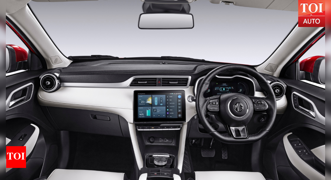 MG launches new dual-tone ivory interior for ZS EV - The Times of India