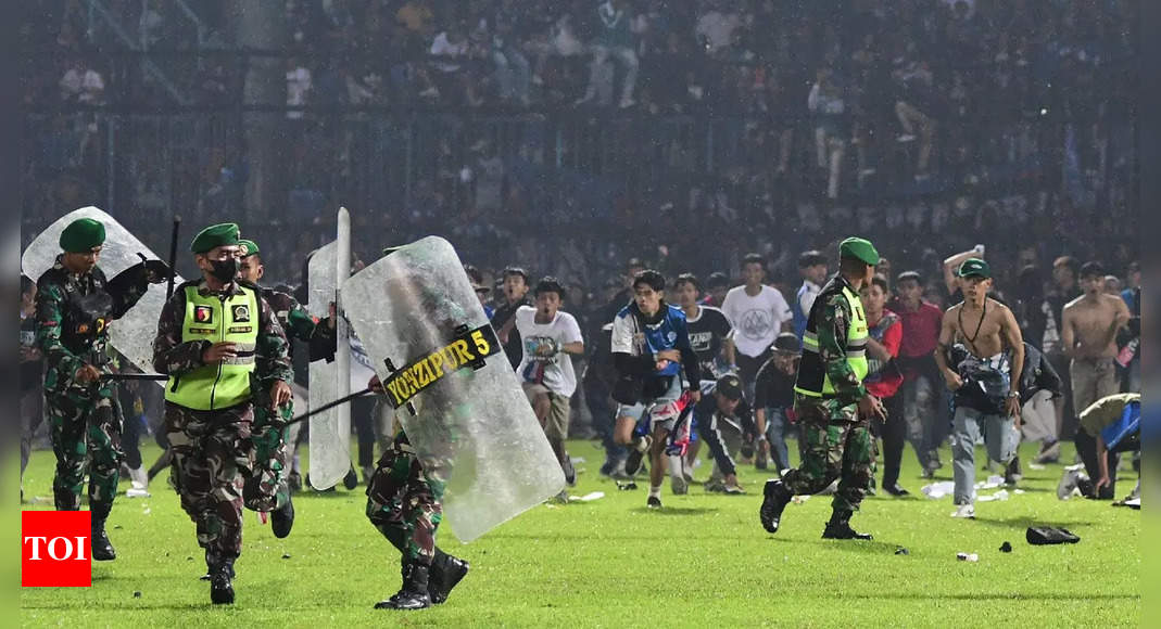 32 children died in Indonesia stadium disaster, police chief sacked – Times of India