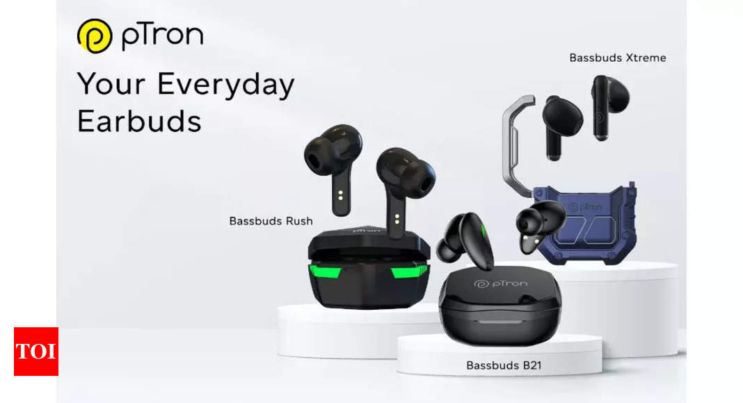 Ptron launches new range of TWS earbuds starting at Rs 799 ahead of the festive season – Times of India