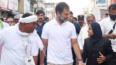 Rahul Gandhi turns heat on BJP govt in Karnataka, yatra gets festive response in Mysuru