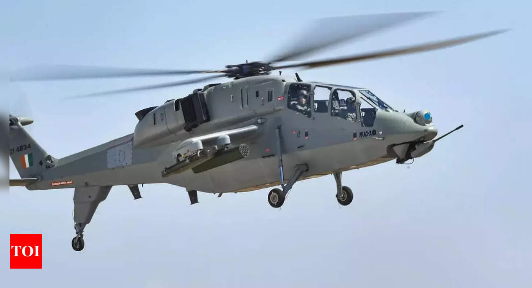 Indian Air Force gets its first home-made light combat helicopter ...