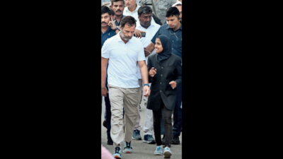 In support of religious harmony, Rahul Gandhi pays visit to temple, mosque & church