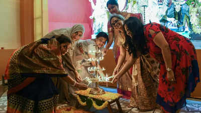 Kolkata: Tiljala housing complex hosts its first Durga Puja