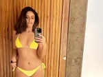 Amid rumours of dating Katrina Kaif's brother, Ileana D'Cruz flaunts her toned abs in a yellow bikini