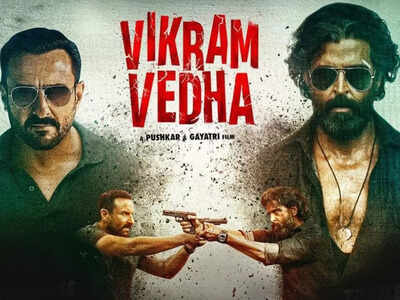'Vikram Vedha' box office collection Day 4: Hrithik Roshan and Saif Ali Khan starrer sees 45% drop in collections on first Monday