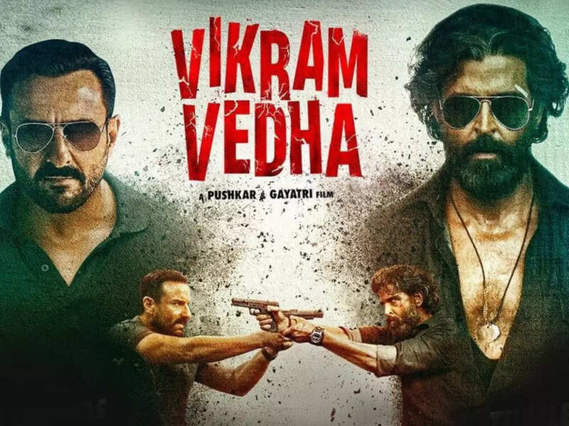 'Vikram Vedha' box office collection Day 4: Hrithik Roshan and Saif Ali Khan starrer sees 45% drop in collections on first Monday