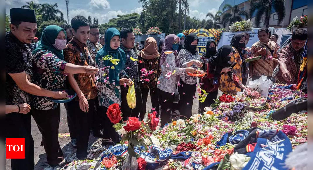 Indonesia probes elite officers as stadium disaster death toll rises | Football News – Times of India