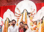 From Ranbir Kapoor, Mouni Roy, Kajol to Jaya Bachchan, stars turn up in their traditional best to visit Durga Puja pandal