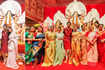 From Ranbir Kapoor, Mouni Roy, Kajol to Jaya Bachchan, stars turn up in their traditional best to visit Durga Puja pandal