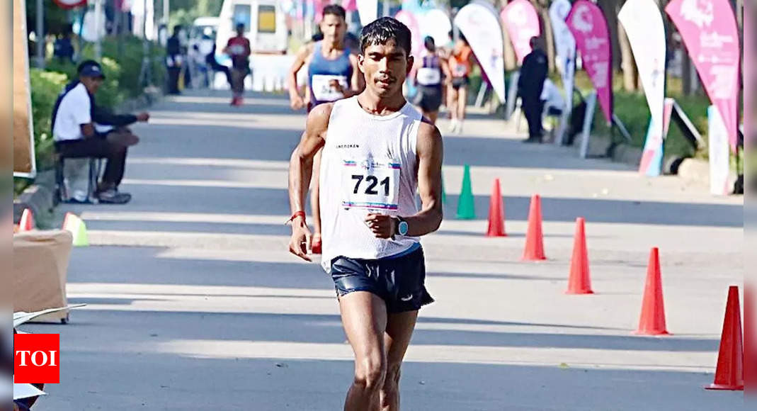 National Games: Ram Baboo breaks national record in men’s 35km race walk | More sports News – Times of India