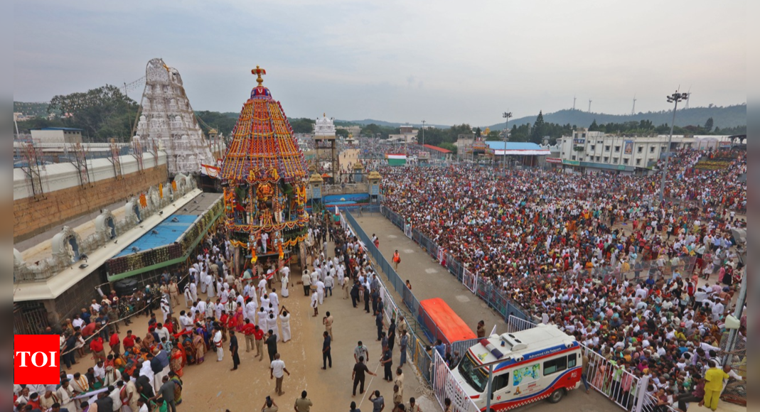 Religious ecstasy marks Rathotsavam procession at Tirumala | Amaravati ...