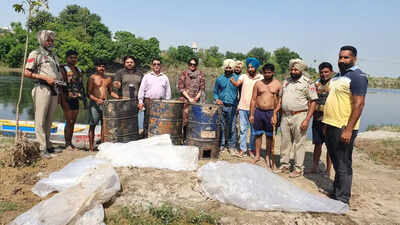 Ludhiana: Excise department destroys 1.75 lakh litres illicit liquor