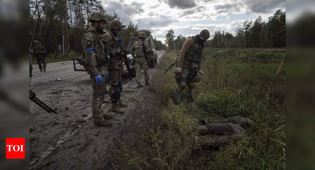 Ukrainian War: retreating Russians leave behind the bodies of their comrades