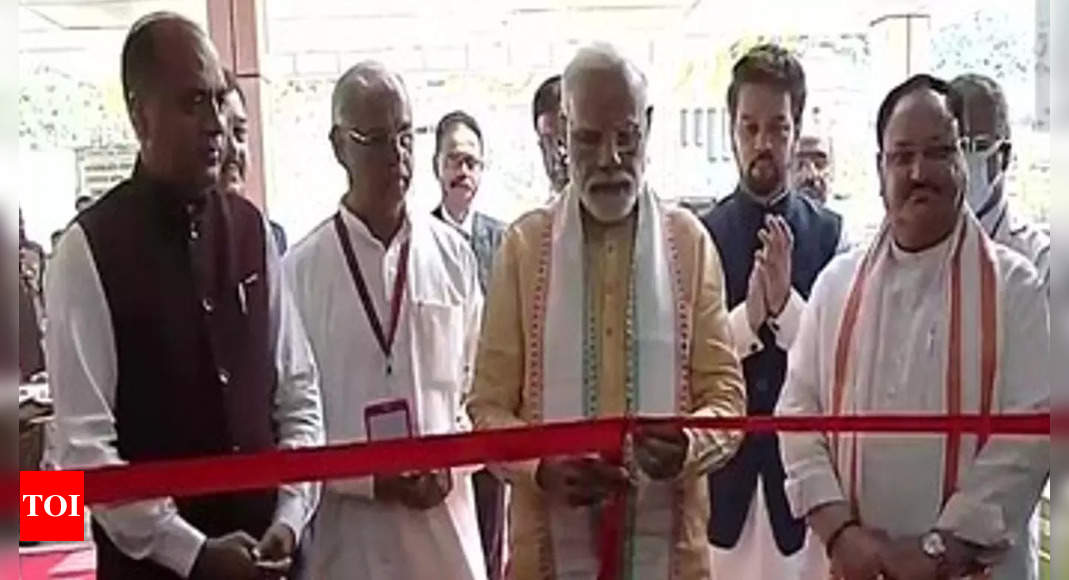 PM Modi inaugurates AIIMS Bilaspur