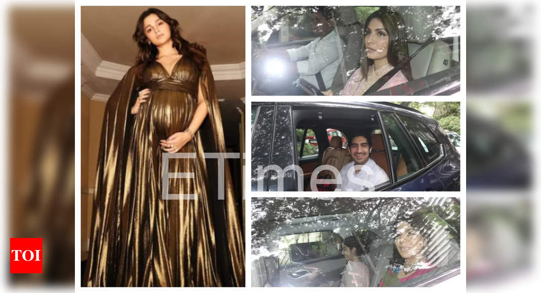 Alia Bhatt baby shower: Karan Johar, Neetu Kapoor, Riddhima Kapoor and others arrive to bless mom-to-be – Times of India