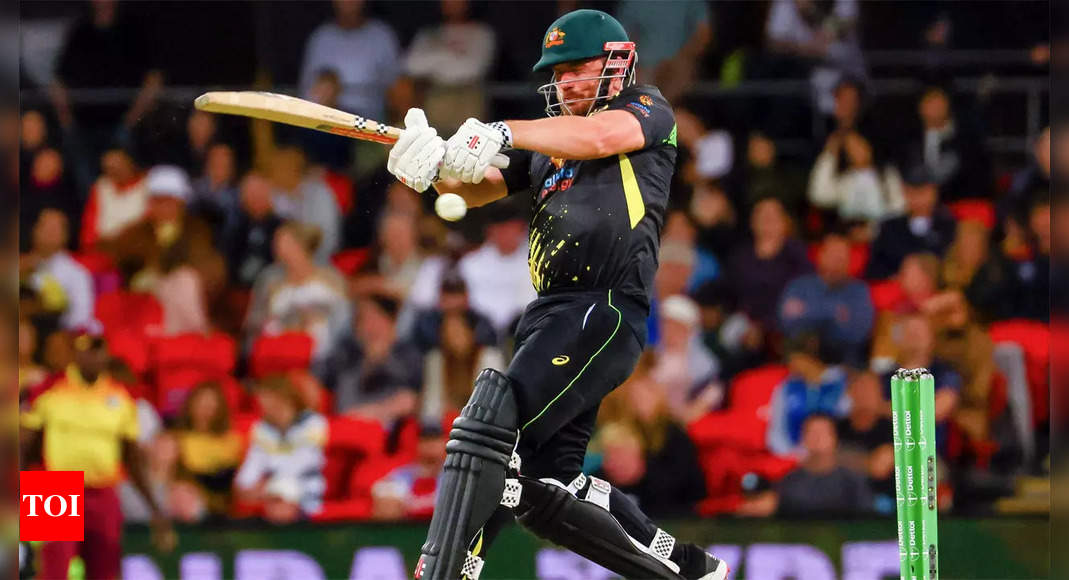 1st T20I: Aaron Finch finds form as Australia beat West Indies by 3 wickets | Cricket News – Times of India