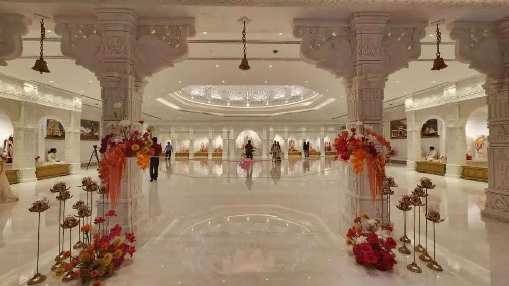 Majestic Hindu temple opens in Dubai | The Times of India