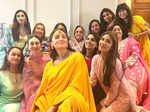 Mom-to-be Alia Bhatt celebrates baby shower with friends & family, flaunts pregnancy glow in yellow ethnic outfit