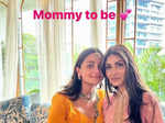 Mom-to-be Alia Bhatt celebrates baby shower with friends & family, flaunts pregnancy glow in yellow ethnic outfit