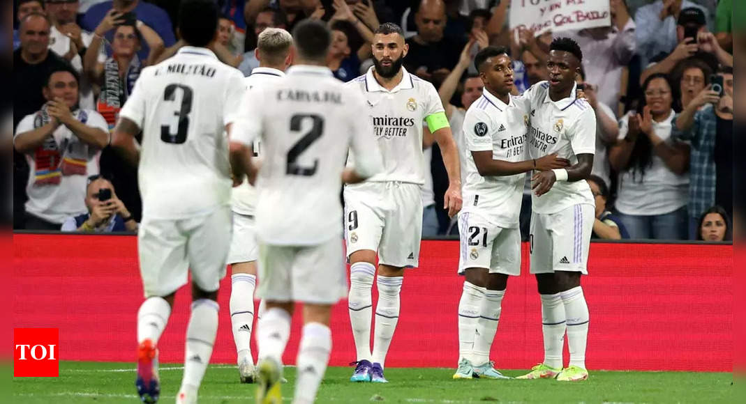 Champions League: Rodrygo and Vinicius score as Real Madrid sink Shakhtar | Football News – Times of India