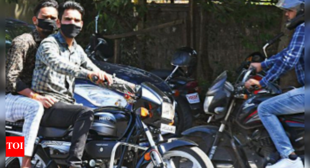 Indore Now, a drive in Indore to enforce helmet rule Indore News