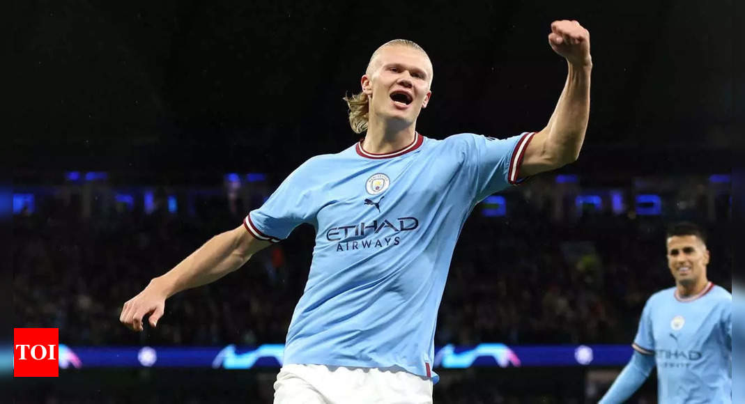 Erling Haaland at the double as Manchester City thrash Copenhagen | Football News – Times of India