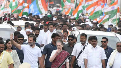 Sonia joins Rahul, other Congress leaders during 'Bharat Jodo Yatra' in Karnataka: Key points