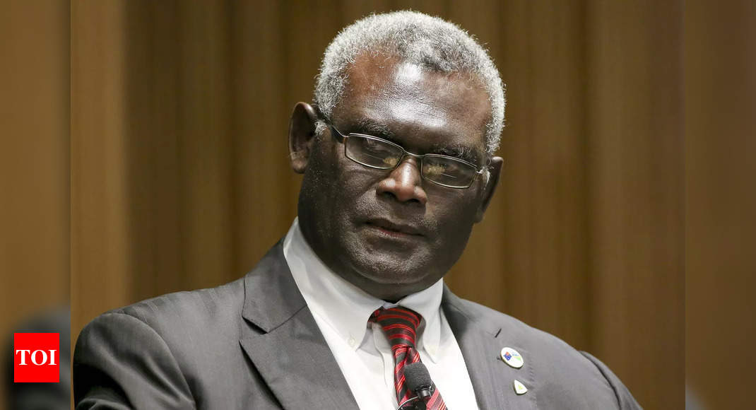 Solomon Islands PM says he won’t jeopardise Pacific security – Times of India