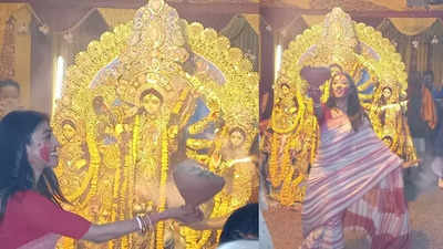 Watch: Paoli Dam celebrates divine feminine with her exuberant dhunuchi naach