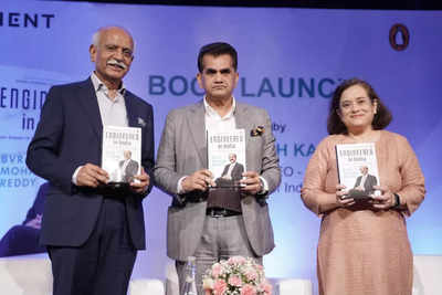 BVR Mohan Reddy's book 'Engineered in India' launched by Amitabh Kant in New Delhi
