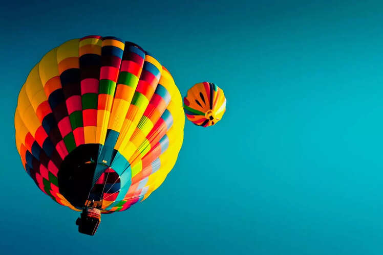 Hot air balloon ride in Rajasthan