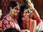 Rani Mukerji, Kajol & other stars soak in the festive spirit as they attend Sindoor Khela celebrations