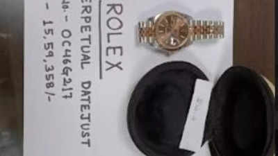 Man arrested at Delhi airport with 7 luxurious watches, one worth Rs 27.07 crore