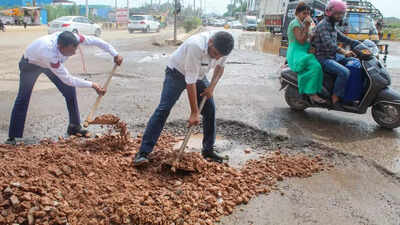 Make all NHs pothole-free in a month, govt orders officials