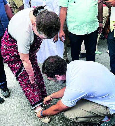 With Sonia joining yatra, Rahul says we’ve faced many storms