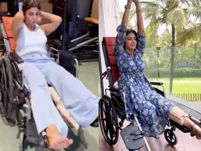 Shilpa Shetty says her fitness helped her heal faster from leg injury
