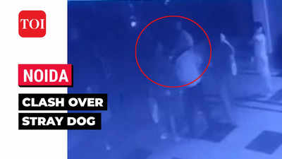 On cam: Man thrashes guard for not chasing dog away in Noida’s Supertech Capetown society