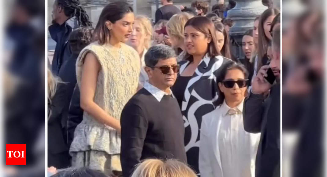 In A Beige Outfit, Deepika Padukone Is All Glammed Up as She Attends Paris  Fashion Week.