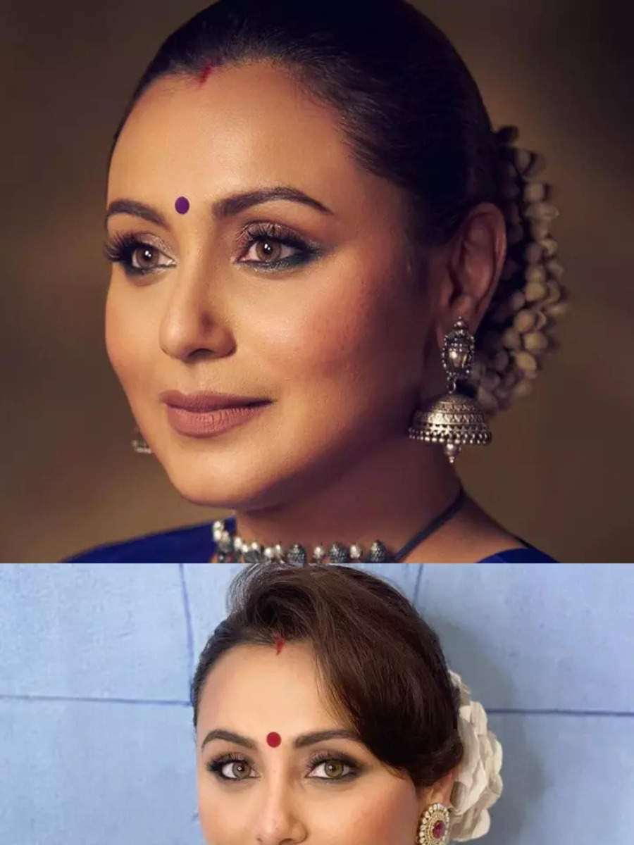 Rani Mukerjis Hot Festive Beauty Looks Times Of India 4286