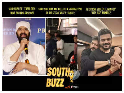 South Buzz: ‘Adipurush 3D’ teaser gets mind-blowing response; Shah Rukh Khan and Atlee pay a surprise visit on the sets of Vijay’s ‘Varisu’; Is Kichcha Sudeep teaming up with ‘KGF’ makers?