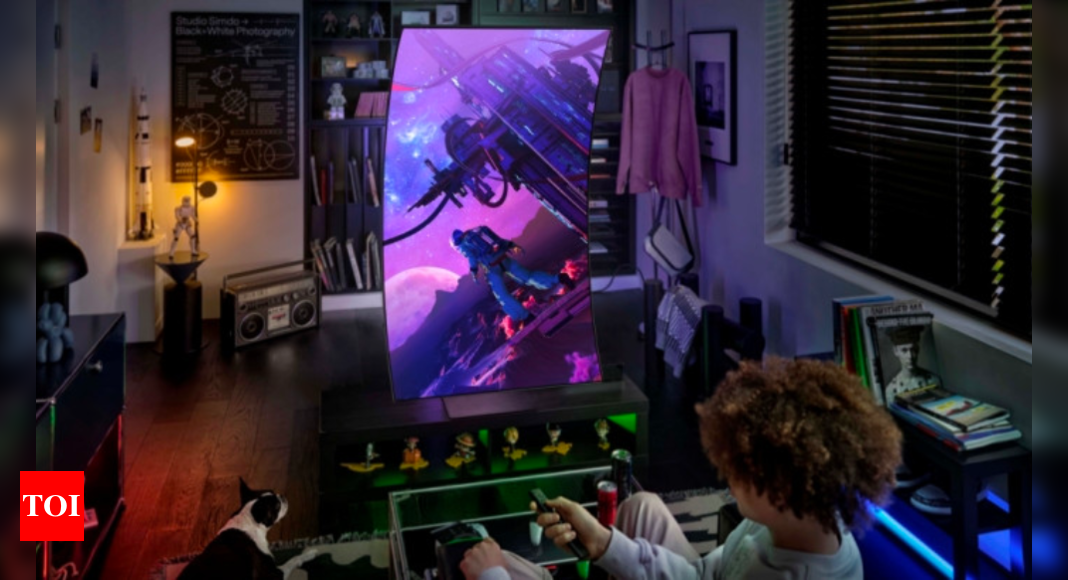 Samsung Odyssey Ark 55-inch gaming monitor now available in India: Specifications, features, and price – Times of India