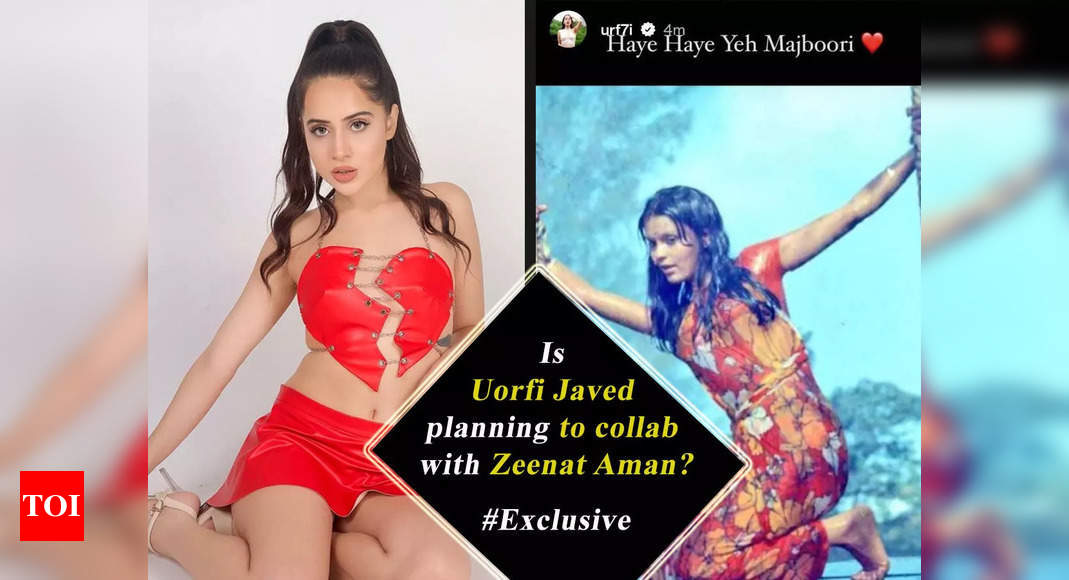 Uorfi Javed drops Zeenat Aman’s bold pictures on social media; says “‘Haye Haye Yeh Majboori’ it is so hard to keep my excitement down” – Exclusive – Times of India