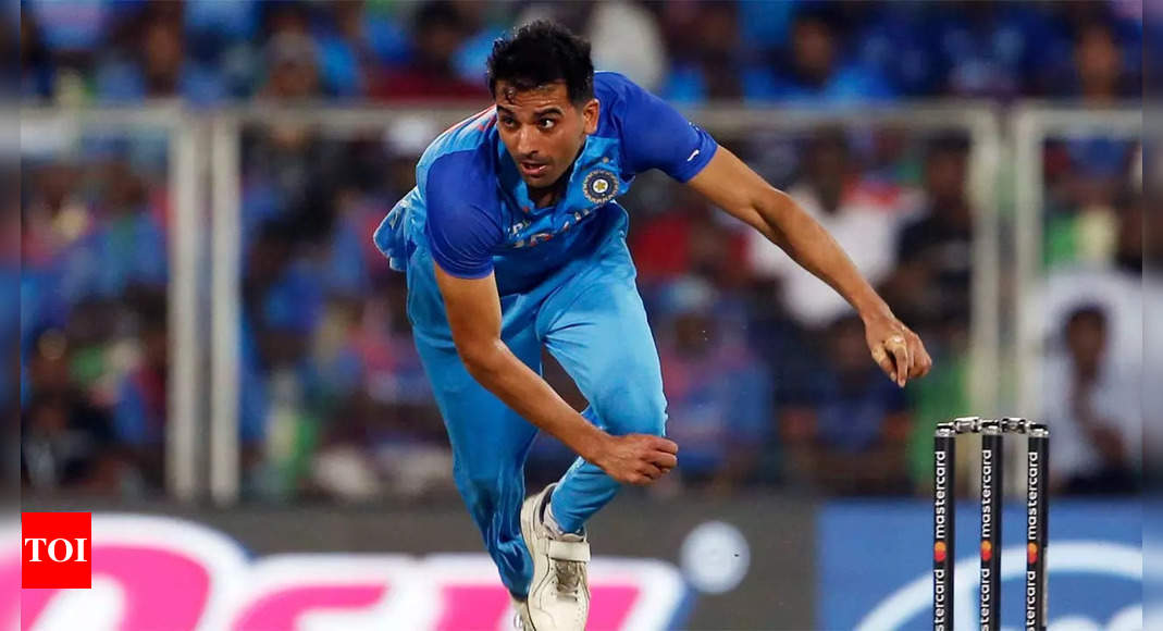 T20 World Cup: Deepak Chahar sustains twisted ankle; Mukesh Choudhary, Chetan Sakariya join squad as net bowlers | Cricket News – Times of India