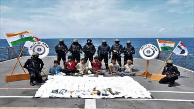 Afghan heroin worth Rs 1,200 crore seized from Iranian vessel