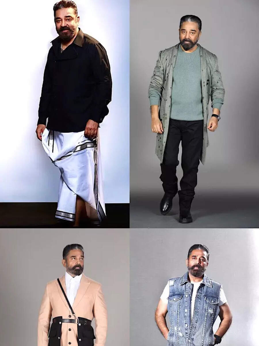 Best looks of 'Ulaganayagan' Kamal Haasan from Bigg Boss Tamil Times