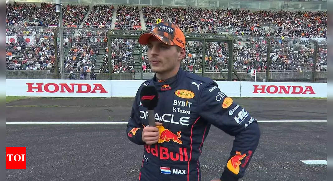 Max Verstappen on pole for Japanese Grand Prix | Racing News – Times of India