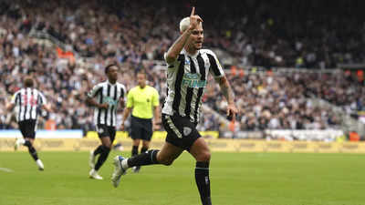 EPL: Guimaraes Double Helps Resurgent Newcastle Win 5-1 Over Brentford ...