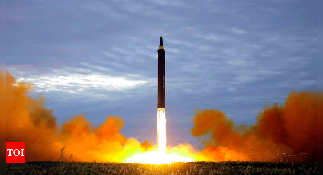 N Korea launches missile toward sea after US-S Korea drills – Times of India