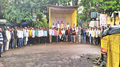Ambad Residents Go On Hunger Strike To Press For Police Station Demand Nashik News Times Of India