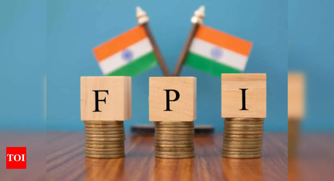 FPIs invest Rs 2,400 cr in Indian equities in first week of October – Times of India